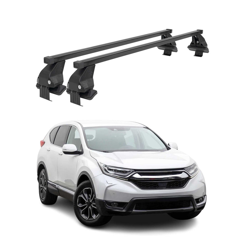 Menabo Dachträger Grundtäger für Honda CR-V mk5 2017-2022 50kg Stahl Schwarz 2x