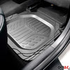 Fußmatten 3D Passform für Nissan Townstar Combi 2022-2024 Gummi Schwarz 4x