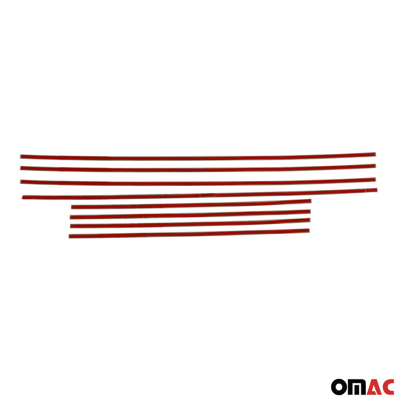 Door sill door sills for Mercedes C Class Brushed Chrome 8x