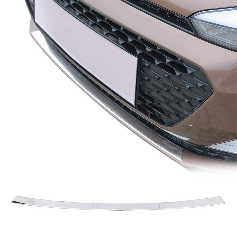 Kühlergrill Leisten Grillleisten für Hyundai i20 2014-2020 Edelstahl Silber 1tlg
