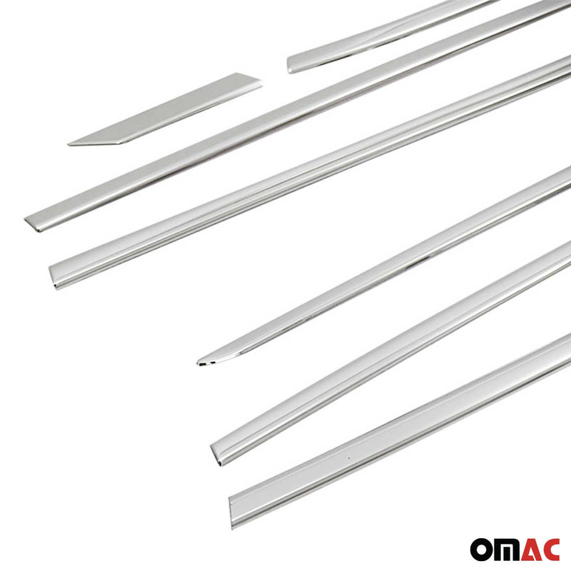 Window strips decorative strips for Peugeot 3008 2016-2025 stainless steel chrome 8 pieces