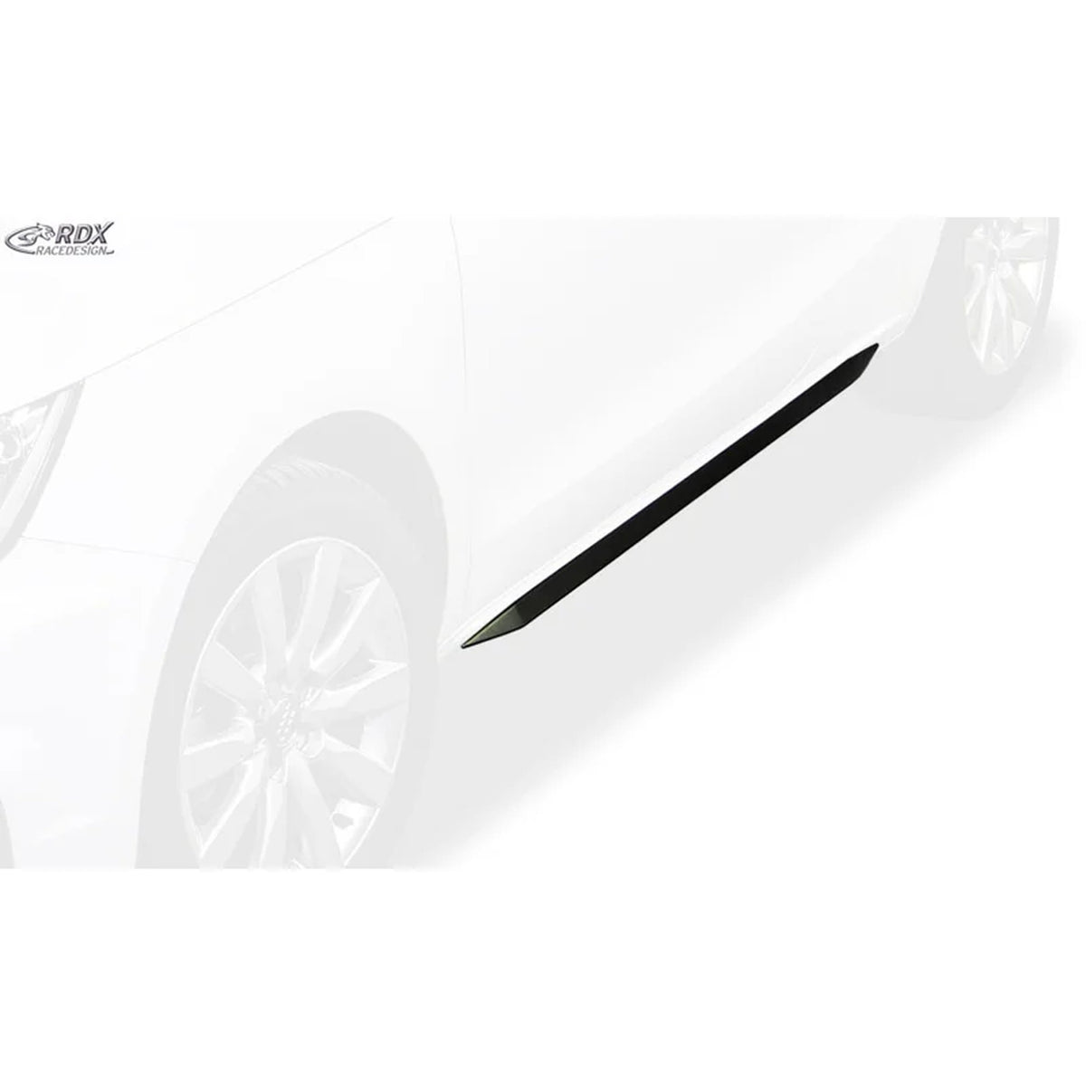 RDX Seitenschweller 'Slim' für Audi A1 8X 3/5-türer ABS Schwarz 2er-Set TÜV