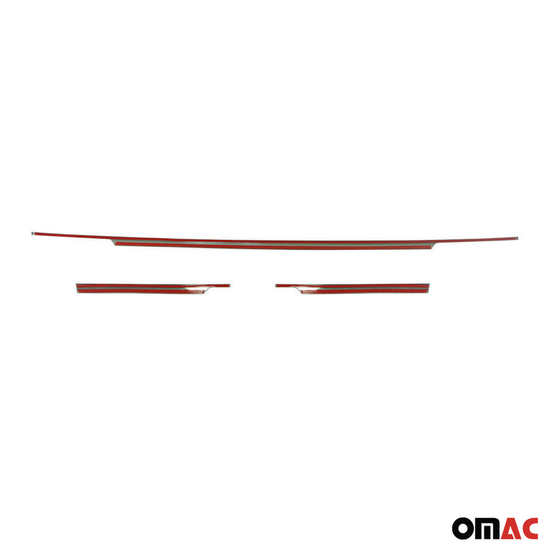 Heckleiste Stoßstangen Leiste für VW Tiguan 2016-2020 Edelstahl Chrom 3tlg