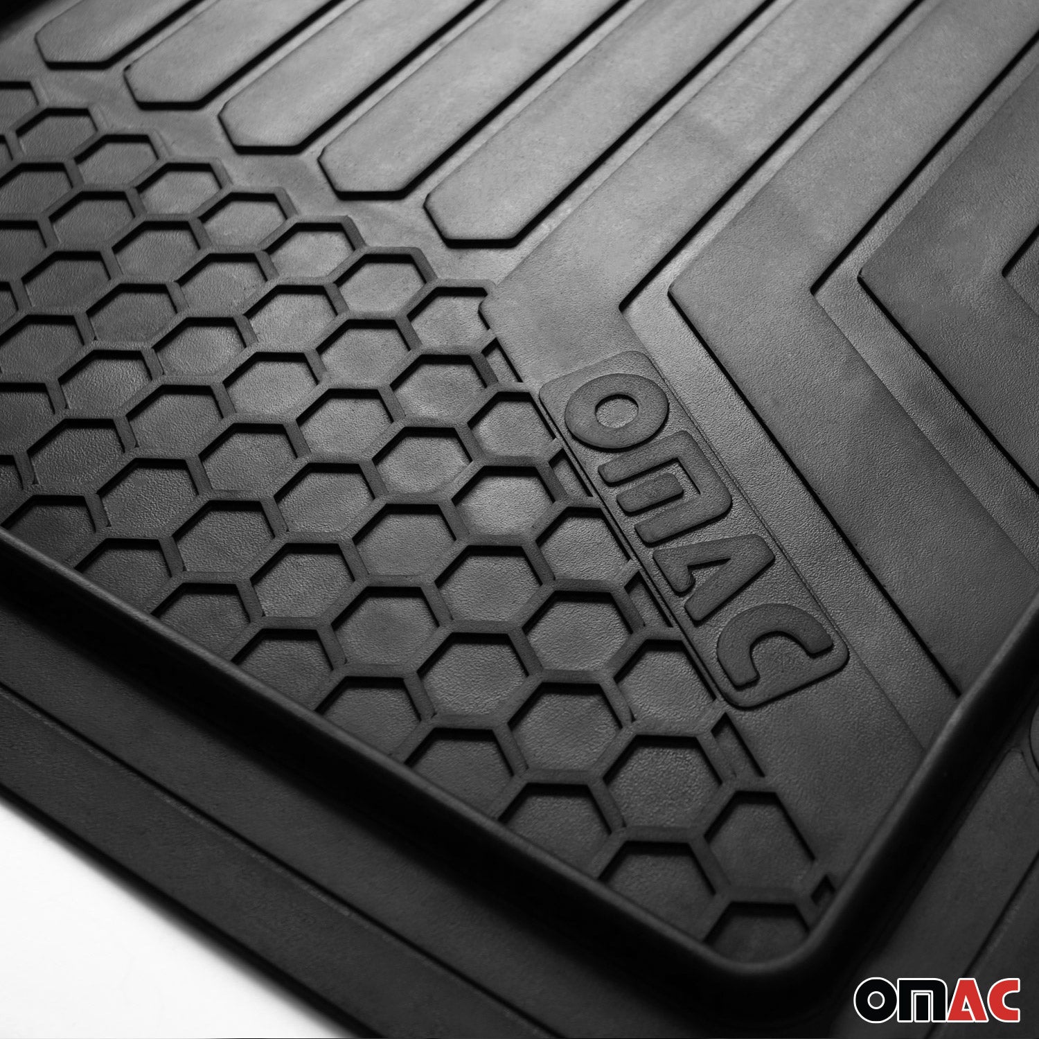 Fußmatten Gummimatten 3D Matte für VW Caddy Gummi Schwarz 5tlg
