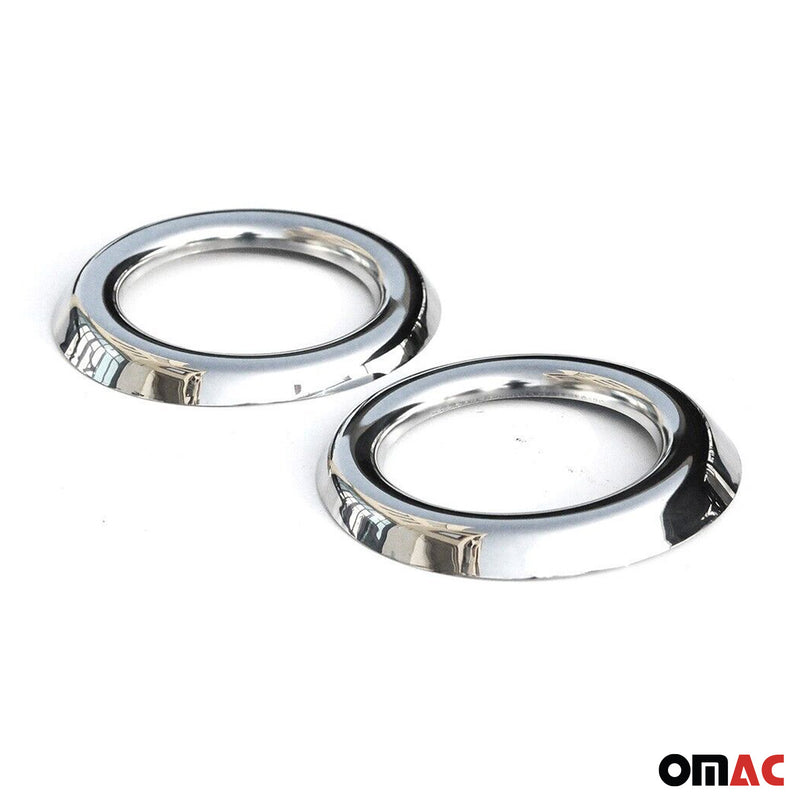 Nebelscheinwerfer Rahmen Umrandung für Ford Transit 2014-2024 Edelstahl 2x