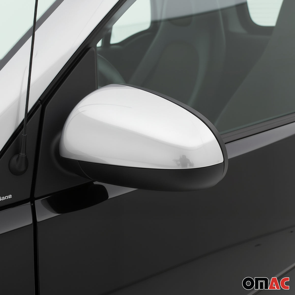 Spiegelkappen Spiegelabdeckung für Smart ForTwo 2007-2015 Edelstahl Chrom 2tlg