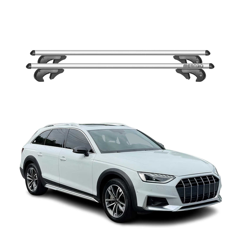 Menabo Dachträger Grundtäger für Audi Audi A4 B9 Allroad 2015-2025 Alu Silber 2x