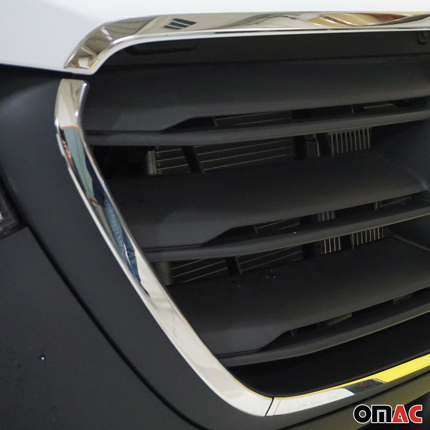 Kühlergrill Leiste Grillleisten für Mercedes Sprinter 907 910 2018-2026 Chrom 4x