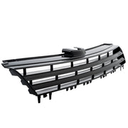 JOM Kühlergrill Kühlergitter für VW Golf 7 2012-schwarz glänzend ohne Emblem ABS