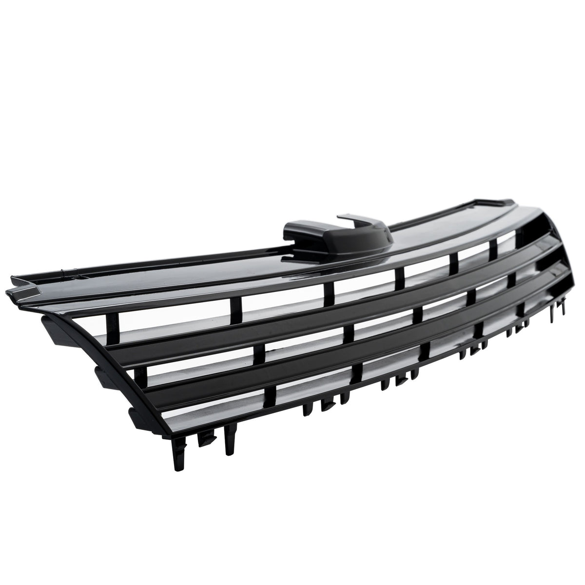 JOM Kühlergrill Kühlergitter für VW Golf 7 2012-schwarz glänzend ohne Emblem ABS