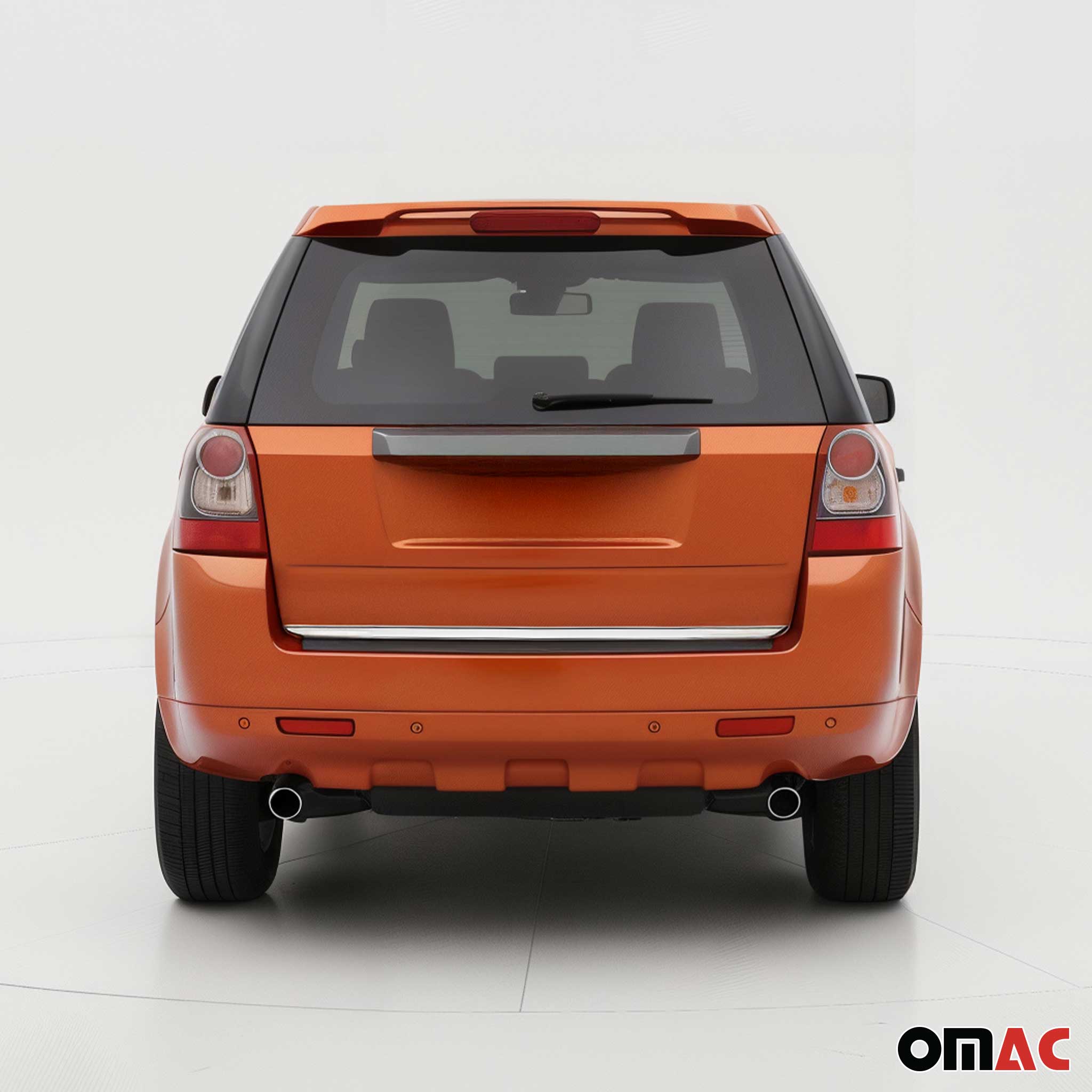 Kofferraumleiste Heckklappe Leiste für Land Rover Freelander Edelstahl Chrom