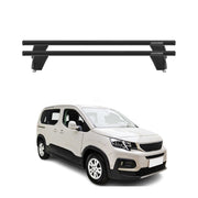 Menabo Dachträger Grundtäger für Peugeot Rifter 2018-2026 75kg Alu Schwarz 2 tlg