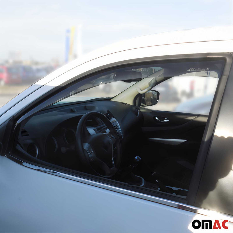 Windabweiser Regenabweiser für Renault Alaskan 2017-2025 Dunkel Acryl 4tlg