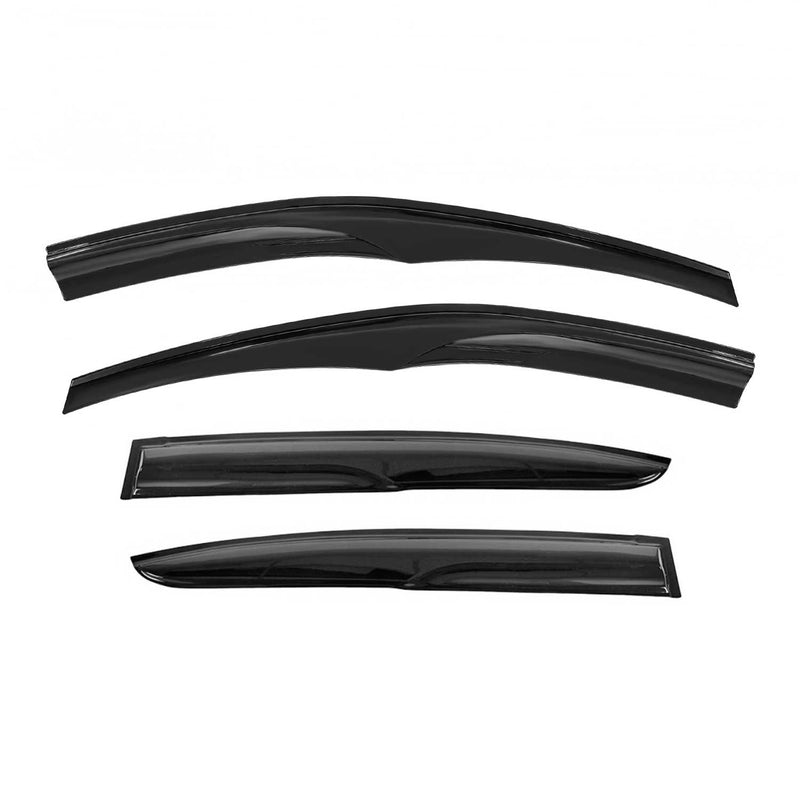 4x Windabweiser Regenabweiser für Ford Tourneo Courier 2014-2024 Acryl Dunkel