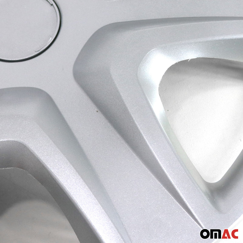 4x Radkappen Radzierblenden Radblenden für Auto 15" Zoll Silber Radkappensatz