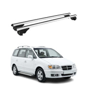 Dachträger Grundträger für Hyundai Trajet 1999-2008 TÜV Aluminium Silber 2tlg