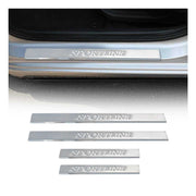 Einstiegsleisten Türschweller für VW Touareg 2002-2010 Edelstahl Chrom 4tlg