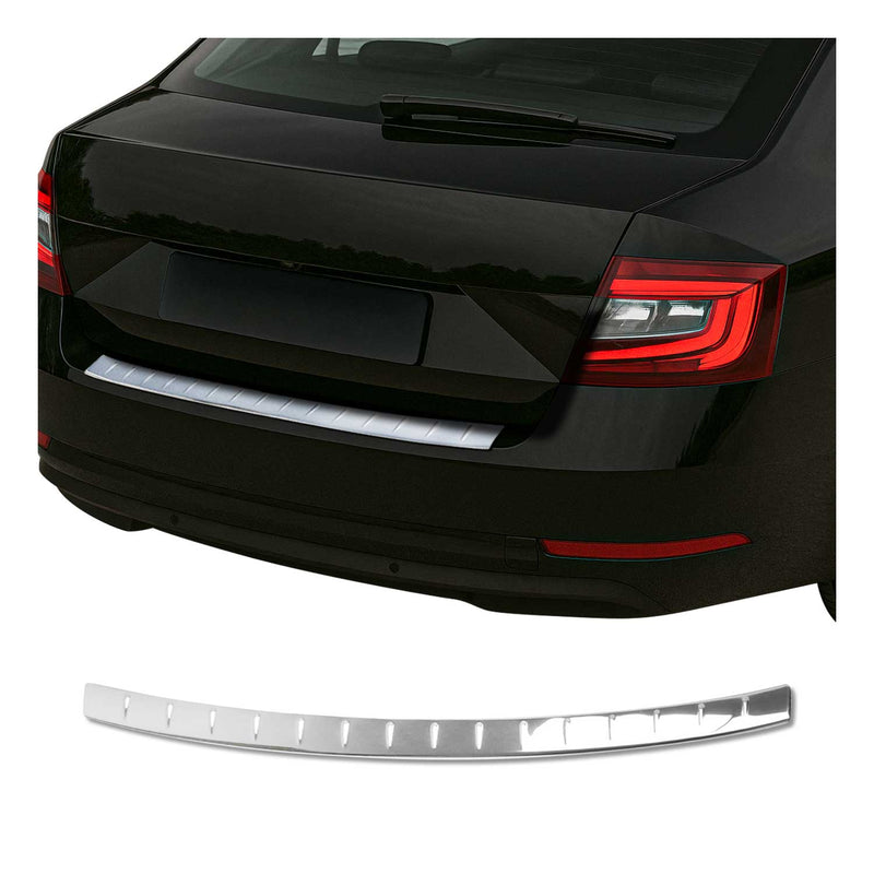 Ladekantenschutz Stoßstange für Skoda Octavia II Kombi 2009-2013 Edelstahl Chrom