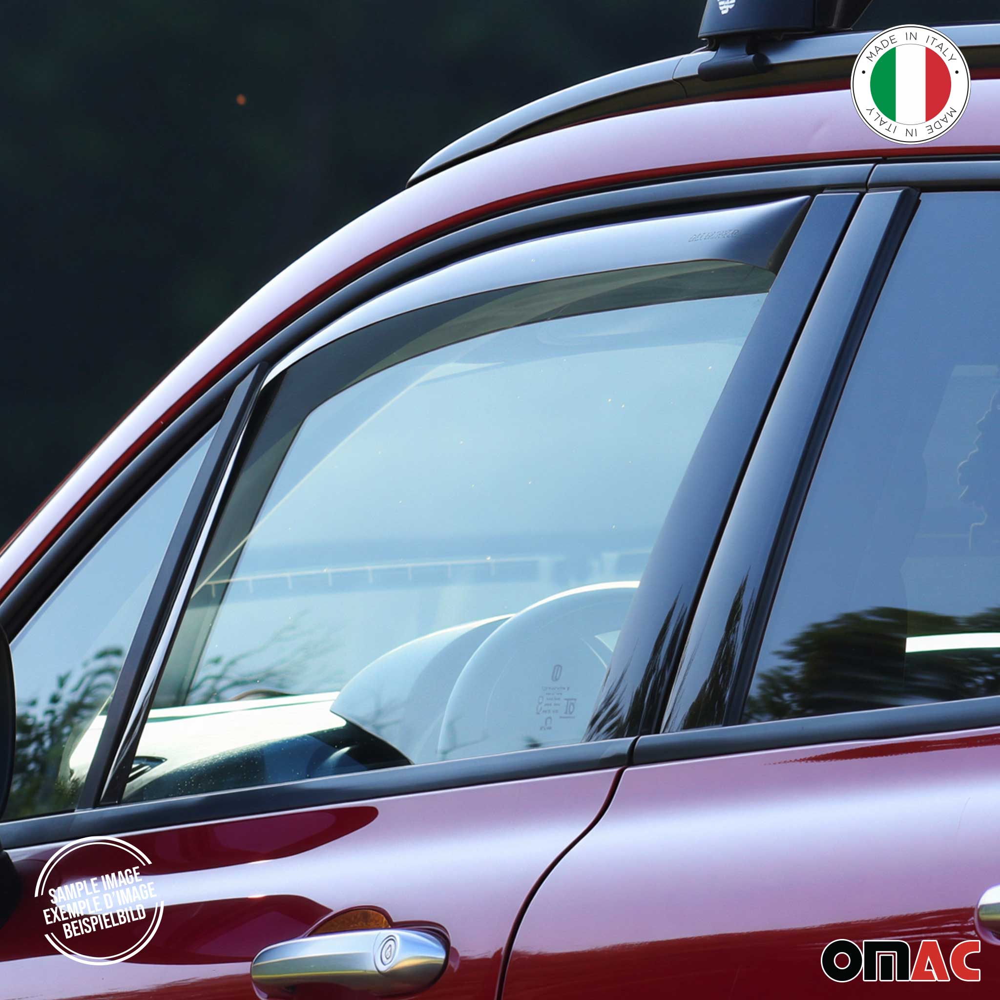 Windabweiser Regenabweiser für Nissan Qashqai J10 2006-2014 5tür Dunkel Acryl 2x