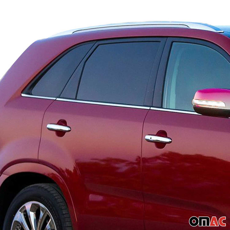 Fensterleisten Zierleisten für Kia Sorento 2009-2014 Edelstahl Chrom 6tlg