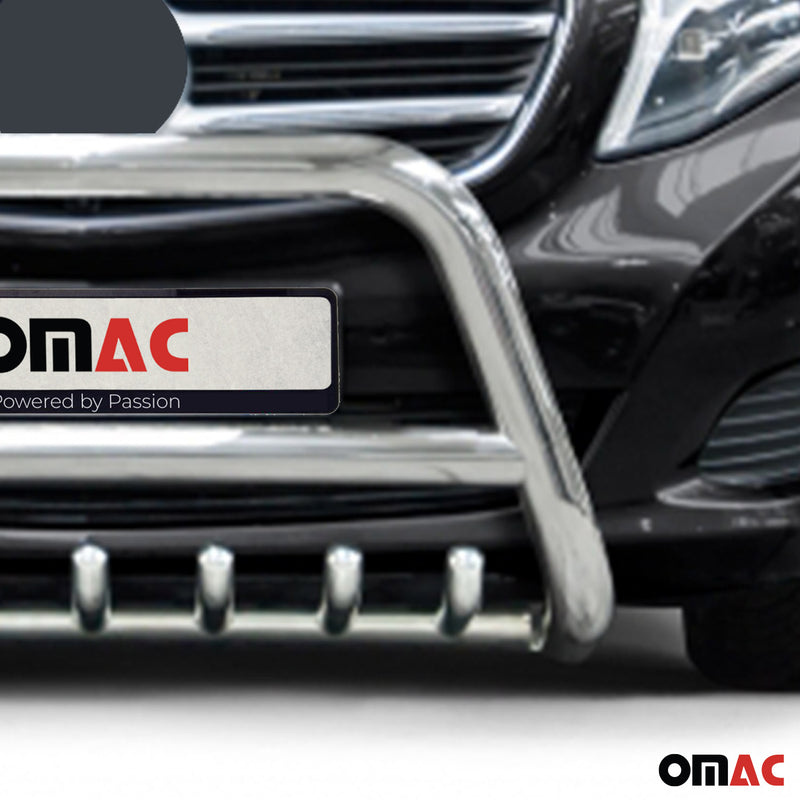 Frontbügel Frontschutzbügel für Mercedes Klasse 2014-2025 mit ABE Stahl Silber