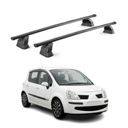 Stahl Dachträger für Renault Modus 2004-2013 TÜV Abschließbar 2tlg Schwarz