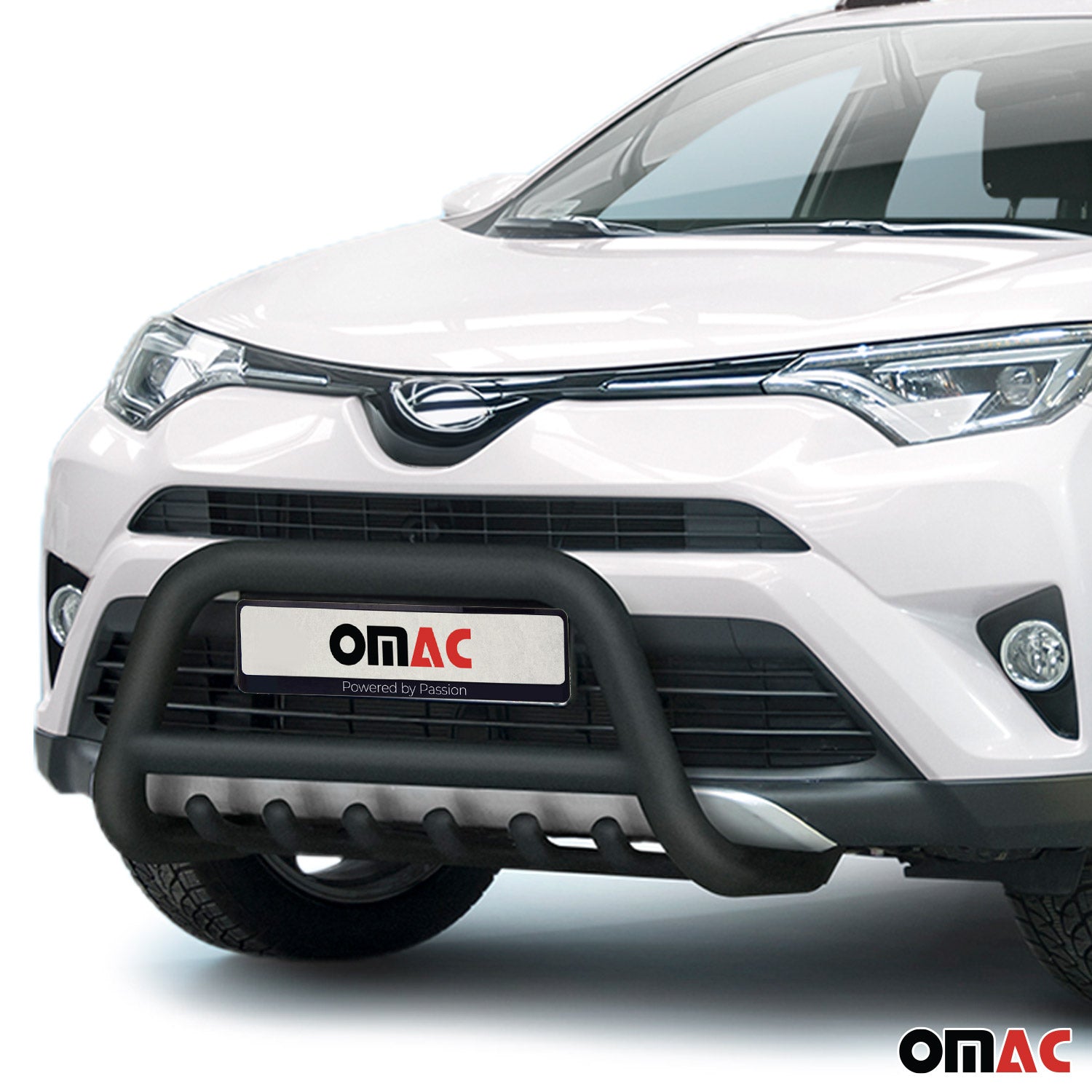 Frontbügel Frontschutzbügel für Toyota RAV4 2015-2018 mit ABE Stahl Schwarz