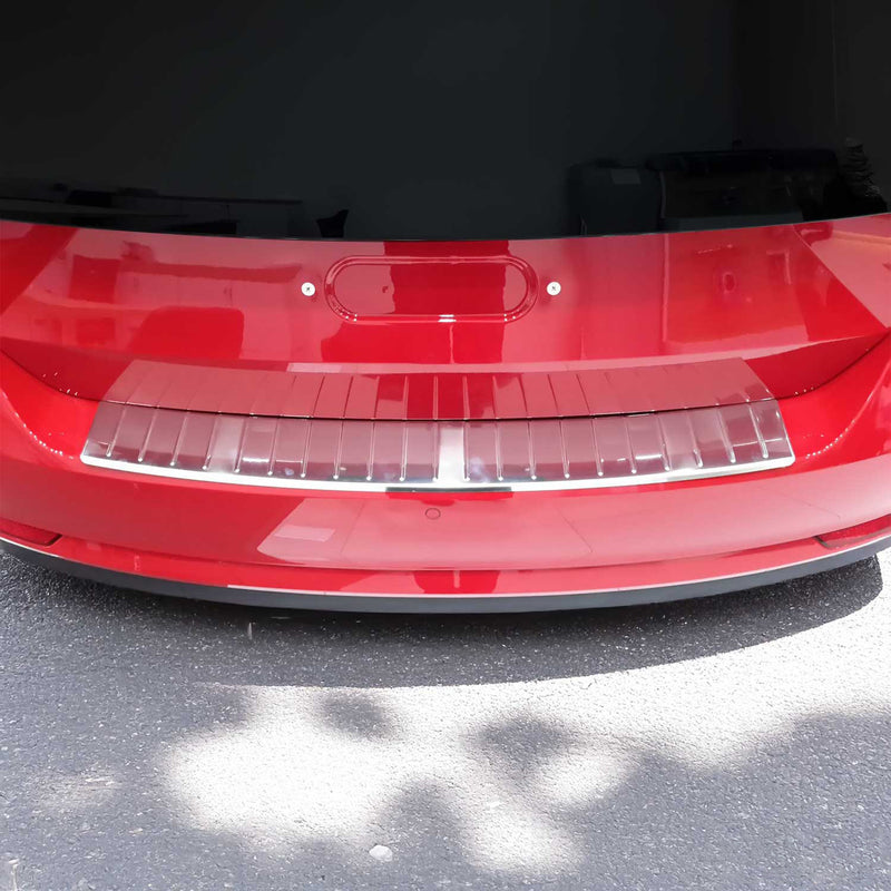 Ladekantenschutz für Skoda Rapid Spaceback 2013-2019 Edelstahl Gebürstet Chrom