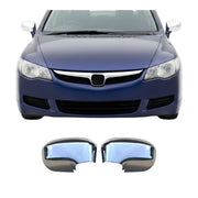 Spiegelkappen Spiegelabdeckung für Honda Civic mk8 Limo 2006-11 Pre-FL Chrom Abs