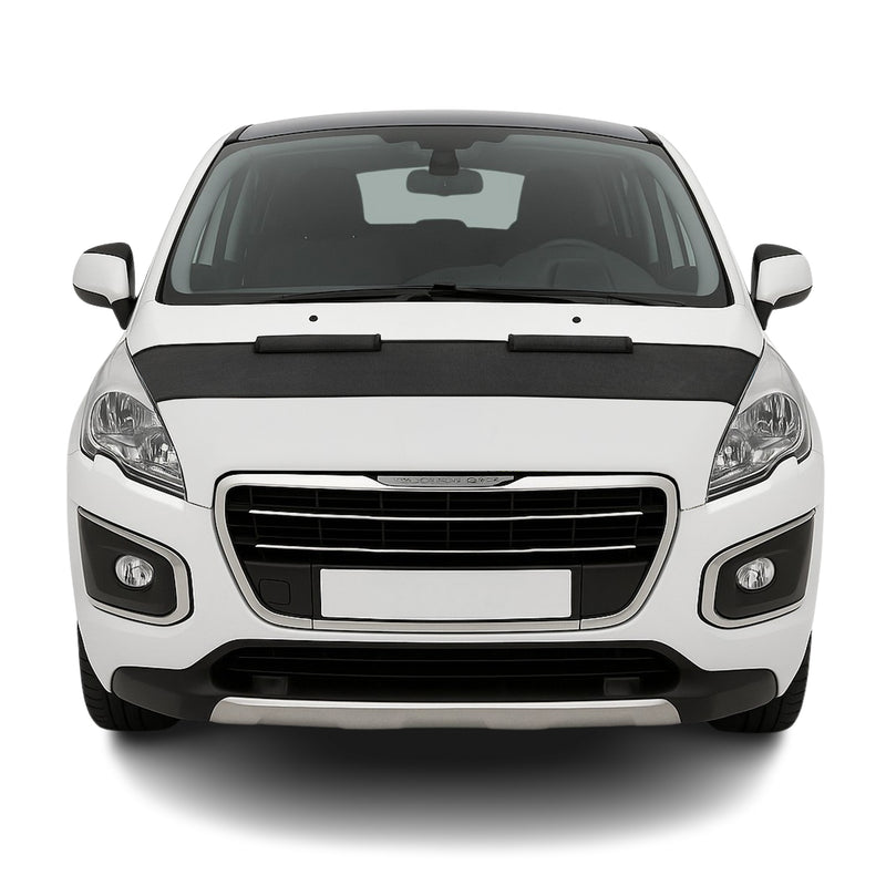 Haubenbra Steinschlagschutz Bonnet Bra für Peugeot 3008 2013-2025 Carbon Halb