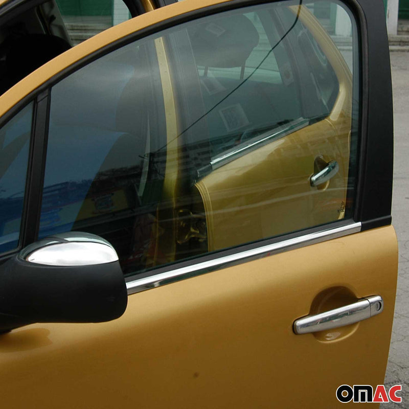 Window strips decorative strips for Citroen C3 2002-2009 stainless steel chrome 4 pieces