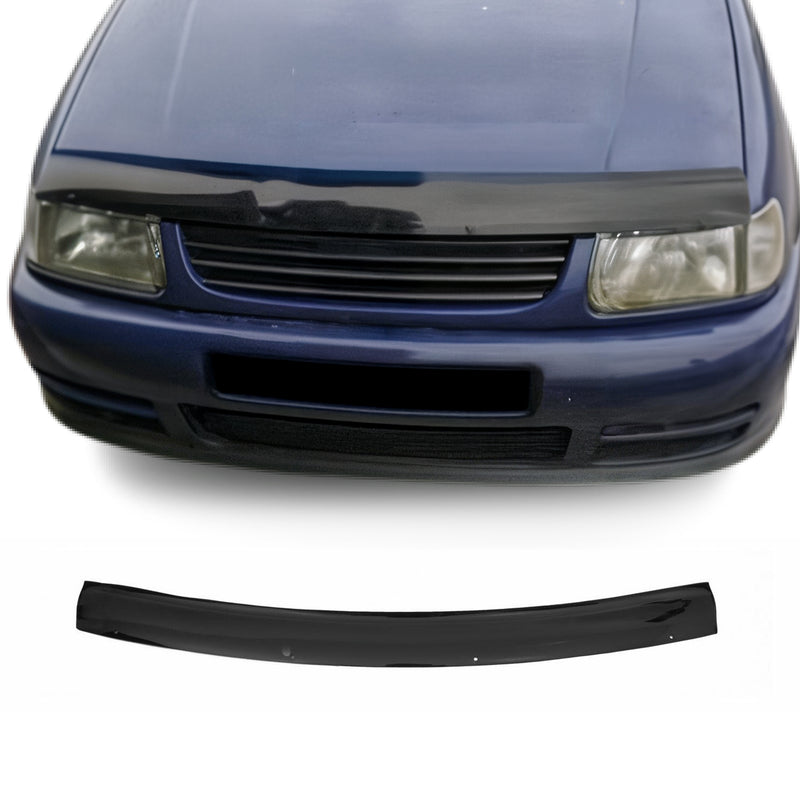 Motorhaube Deflektor Insekten Steinschlagschutz für VW Polo 1994-2002 Dunkel