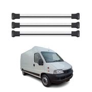 Dachträger Grundtäger für Fiat Ducato 2006-2025 75kg Aluminium Silber 3 tlg