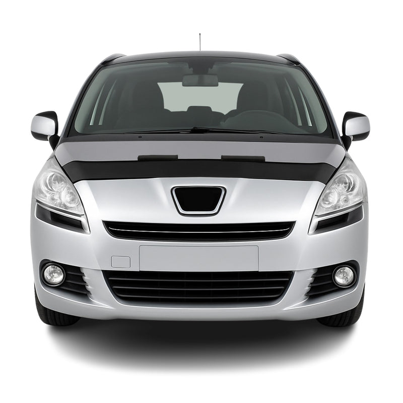 Haubenbra Steinschlagschutz Bonnet Bra für Peugeot 5008 2010-2016 Schwarz Halb
