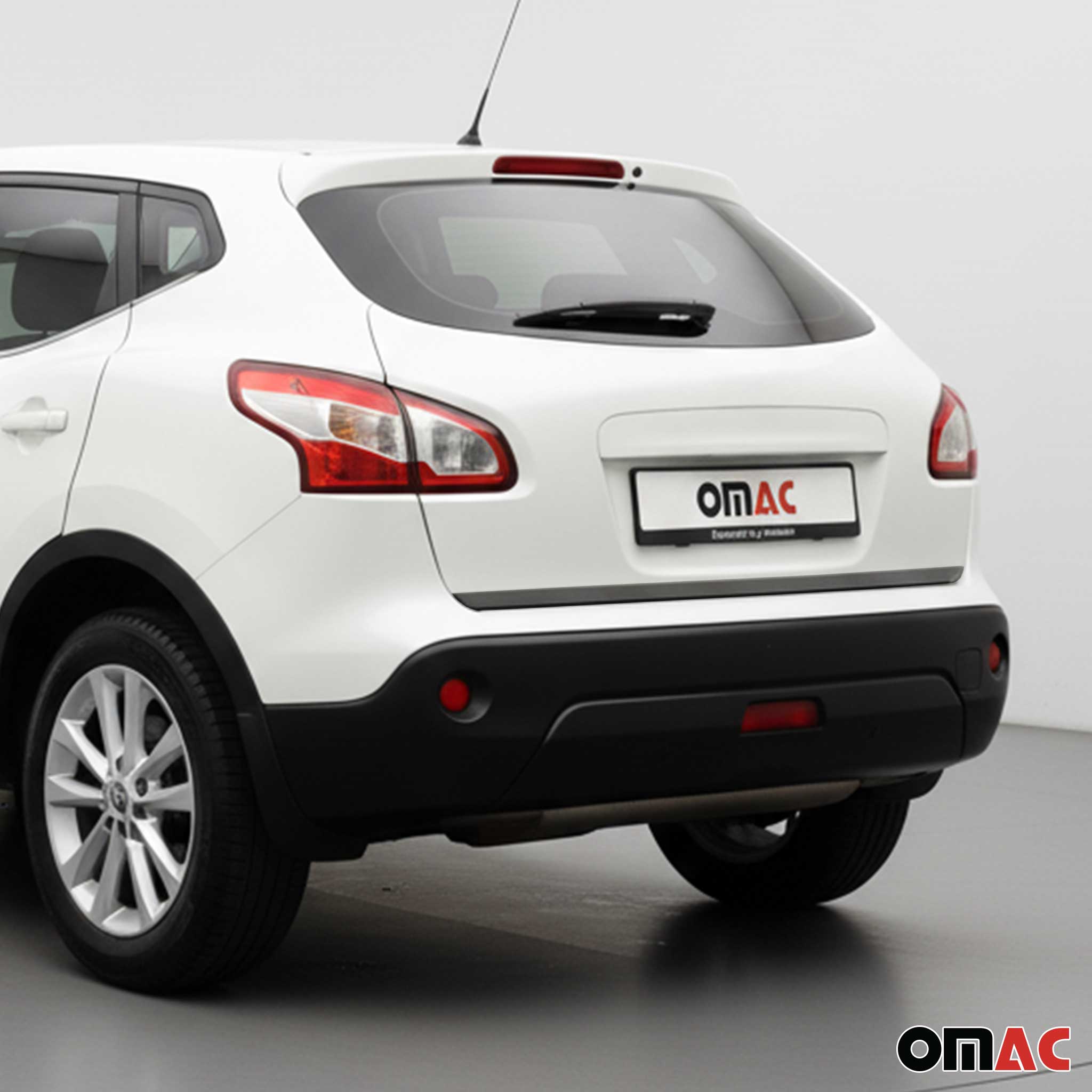 Kofferraumleiste Heckleiste für Nissan Qashqai J11 2014-2021 Edelstahl Dunkel