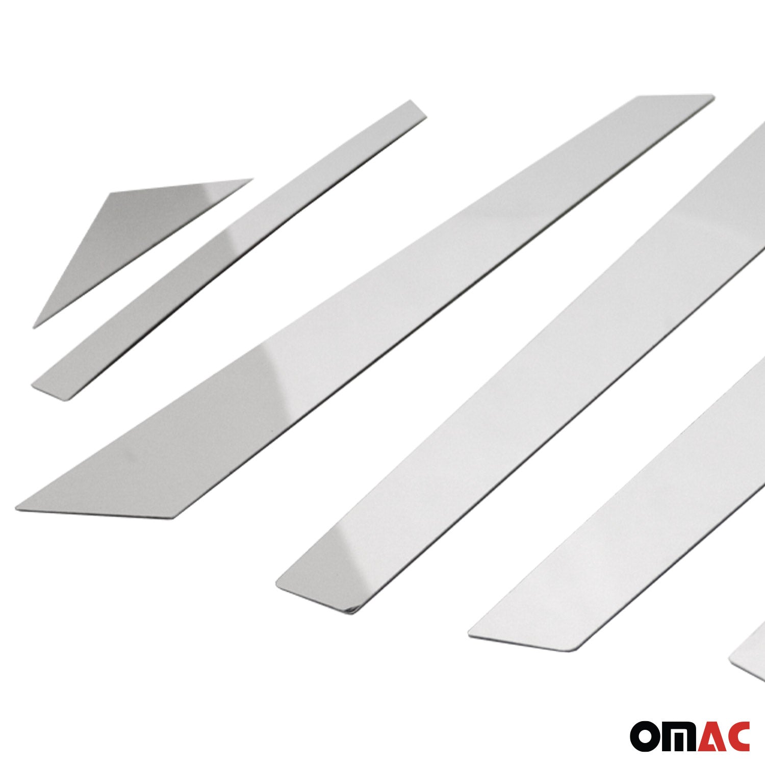 B-Säule Türsäulen Verkleidung für Hyundai Kona 2017-2020 Edelstahl Chrom 8tlg