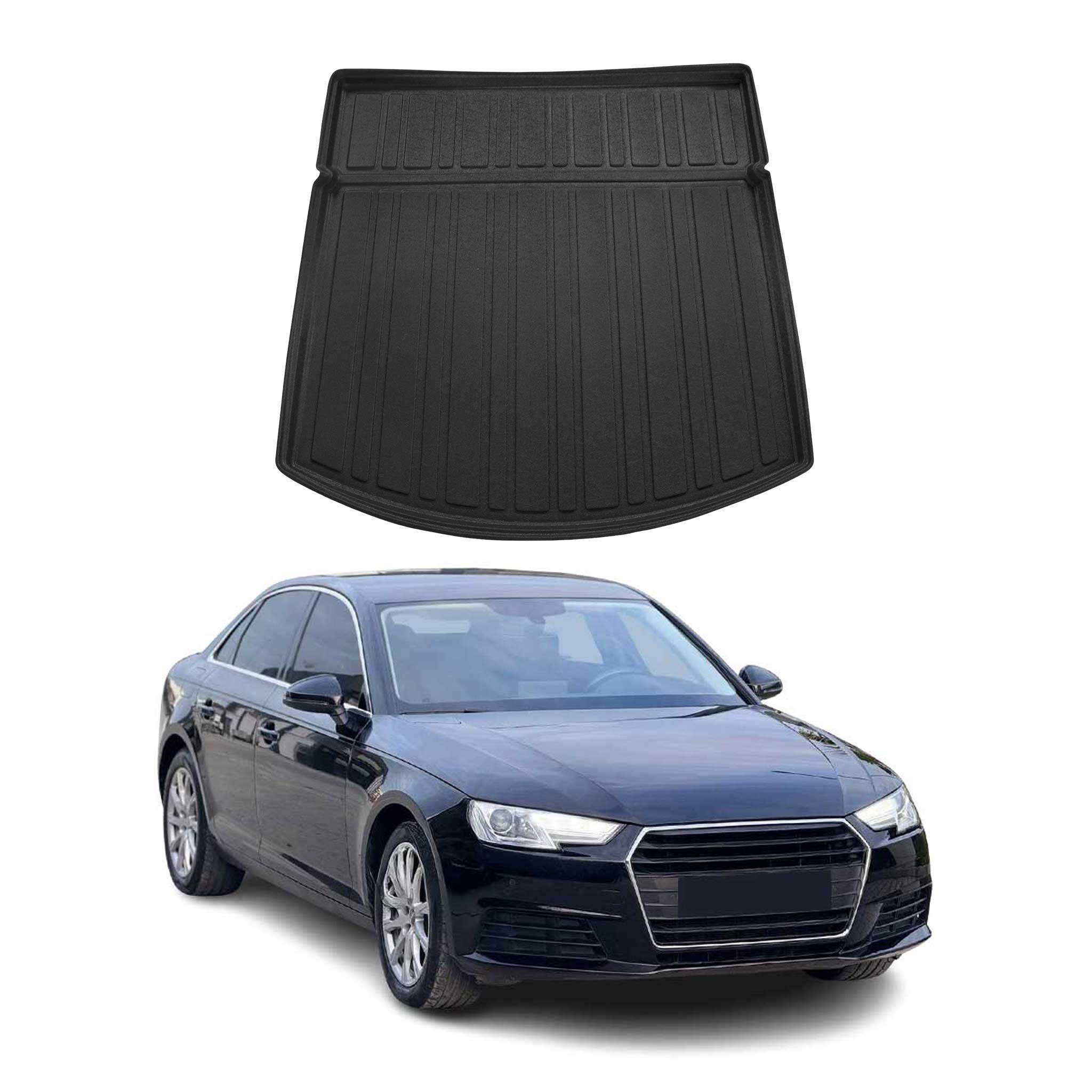 Kofferraumwanne Laderaumwanne für Audi A4 S4 B9 Limo 2016-2025 Gummi TPE