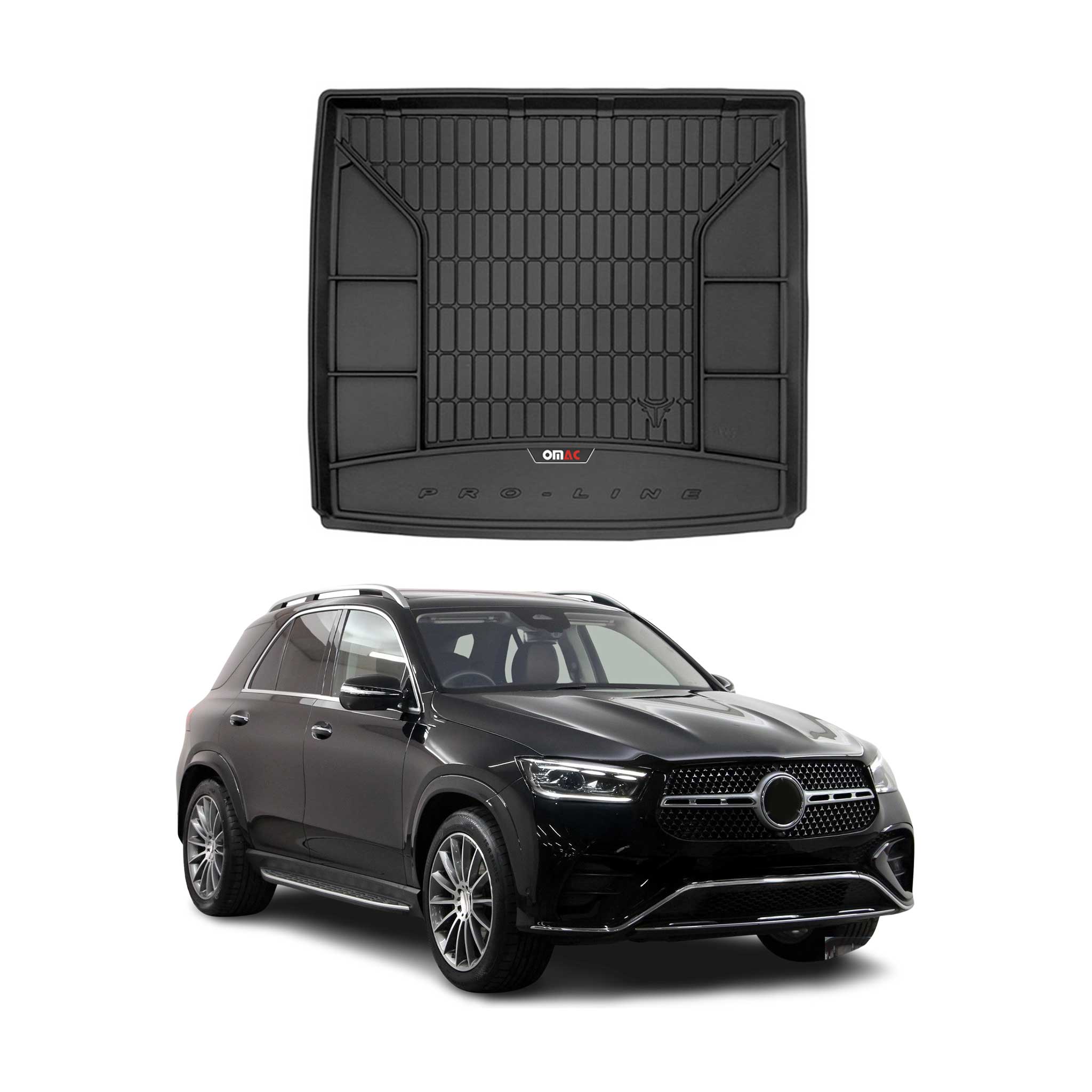 OMAC Gummi Kofferraumwanne für Mercedes GLE W167 2019-2026 TPE Laderaumwanne