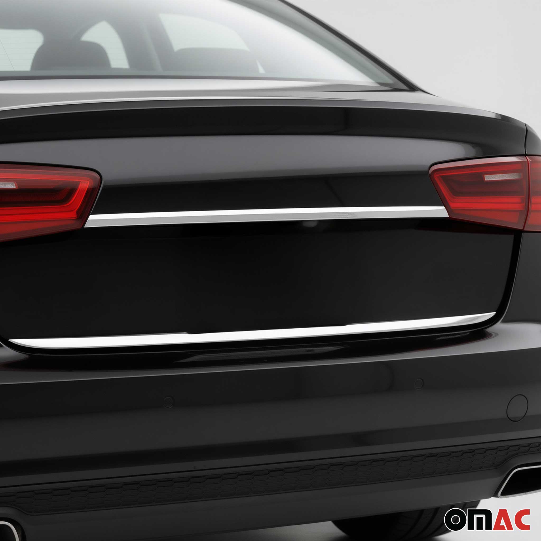 Heckklappe Kofferraumöffner Griff für Audi A6 C7 FL Limo 2015-18 Edelstahl Chrom