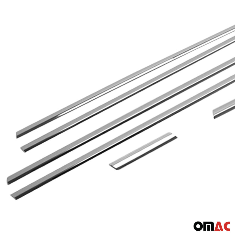 Window strips trim for Hyundai Accent Blue Solaris 2012-2021 chrome 6 pieces