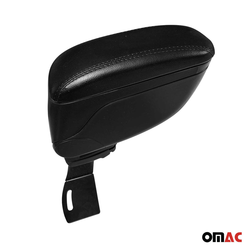 Mittelarmlehne Armlehne für Renault Thalia Symbol 2013-2021 PU-Leder ABS Schwarz