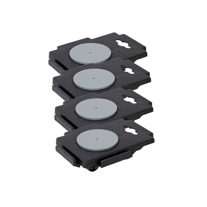 Möbel-Transportroller 150 kg Möbelroller Transportfahrwerk Trittbrett 4tlg