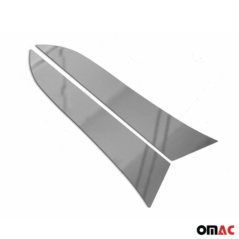 Spoiler Leiste Kofferraum Leiste für Jeep Compass 2016-2025 Edelstahl Silber 2x