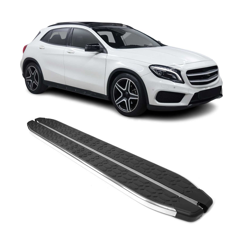 Trittbretter Seitenschweller für Mercedes GLA Klasse 2013-2021 Edelstahl