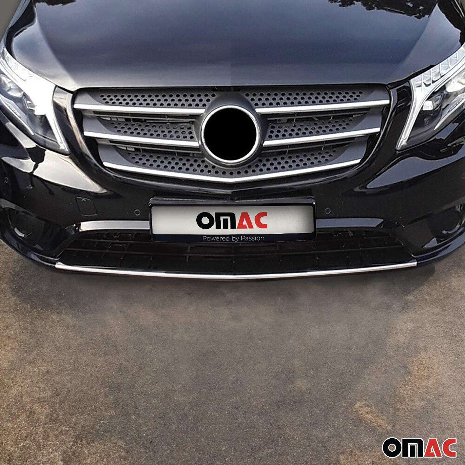 Kühlergrill Leisten Grillleisten für Mercedes Vito W447 2014-26 Edelstahl Chrom