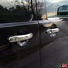 Door handle cover door handle caps for VW T5 T6 2003-2021 3-door stainless steel silver 6x