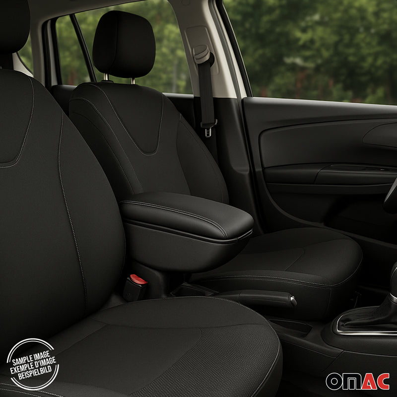 Armlehne Mittelarmlehne für Dacia Duster 2018-2024 PU-Leder ABS Schwarz