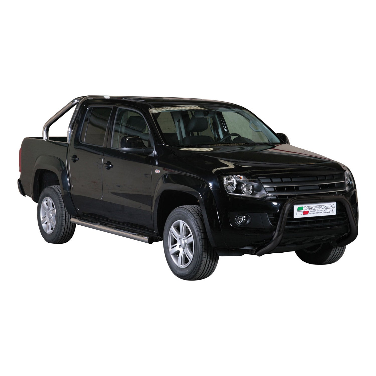 Frontbügel Frontschutzbügel für VW Amarok V6 2016-2020 ø76mm Stahl Schwarz