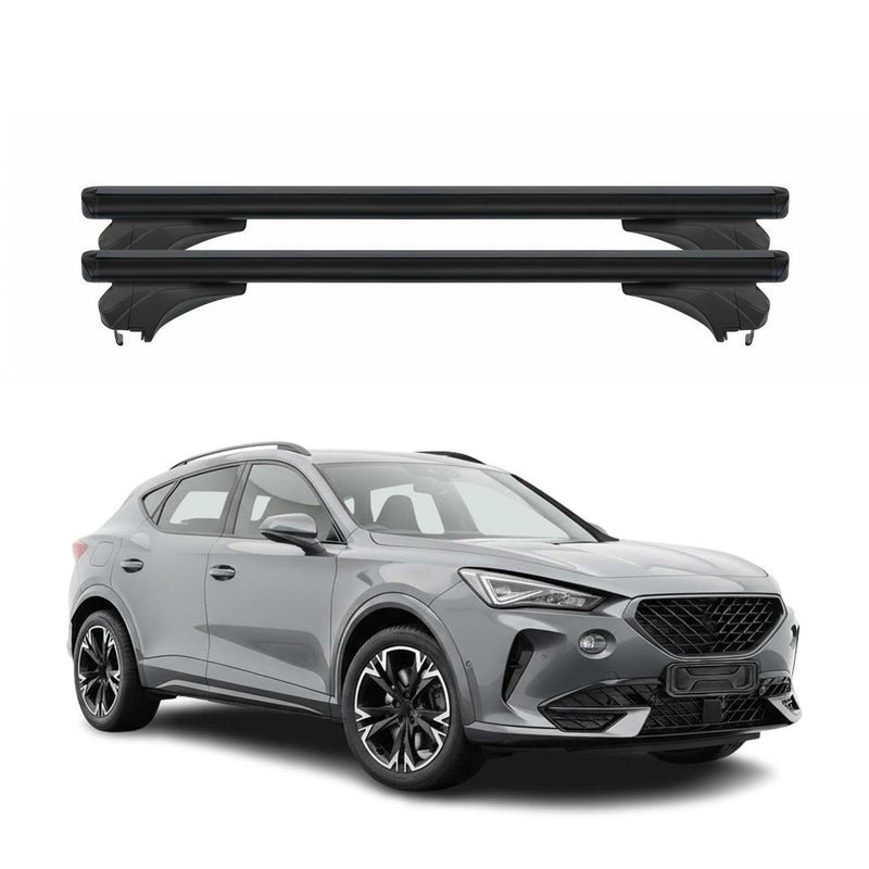 Menabo Dachträger Grundtäger für Cupra Formentor 2024-2025 FL Alu Schwarz 2 tlg