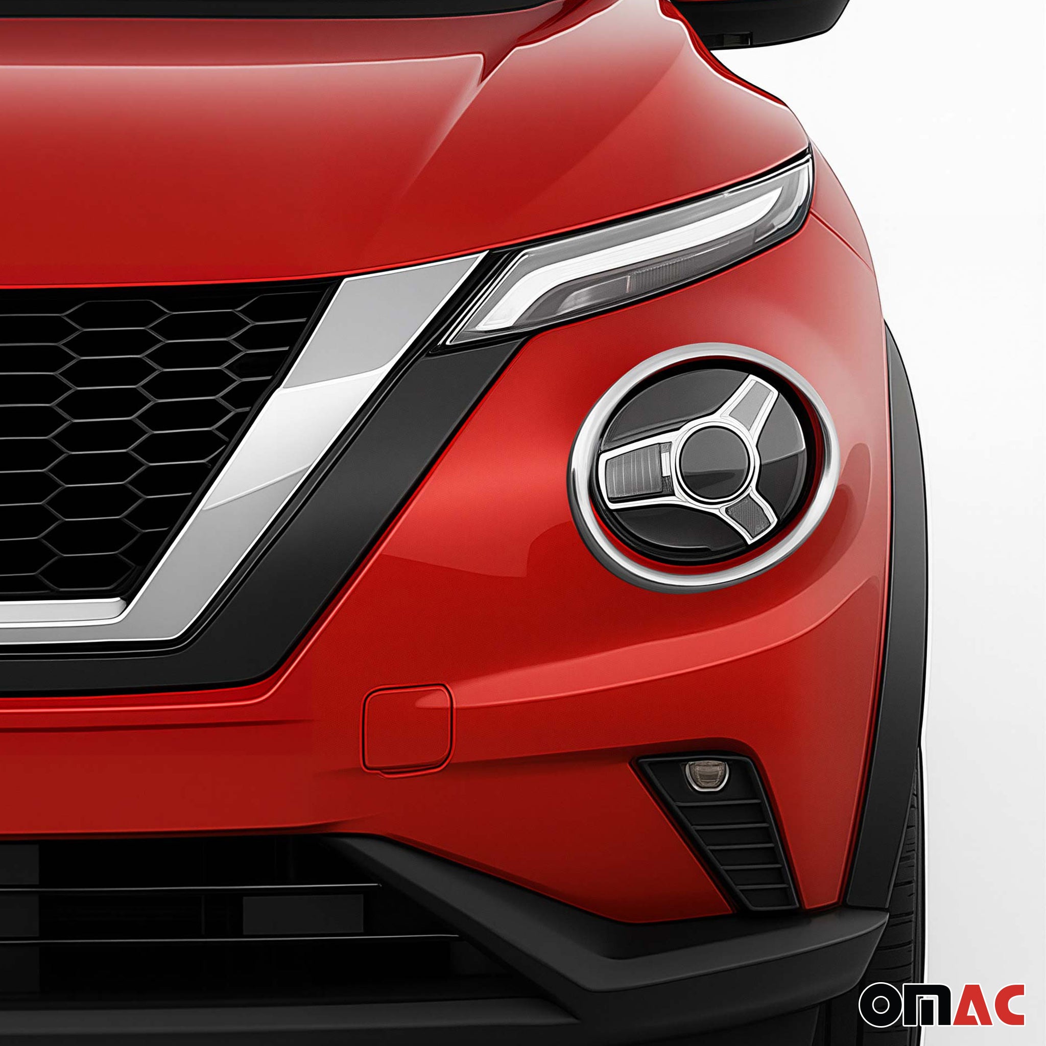 Scheinwerfer Leisten Scheinwerferblende für Nissan Juke 2019-2026 Edelstahl 2tlg